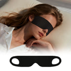 Zero-Pressure Ultra-Thin Sleep Mask with Elastic Ear Straps