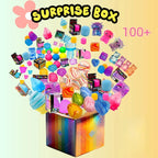 100+ Pieces Assorted Squishy Figures Blind Box Surprise Toy Slow
