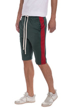 Men's Single Stripe Shorts – Elastic Waist, Drawstring, S–2XL