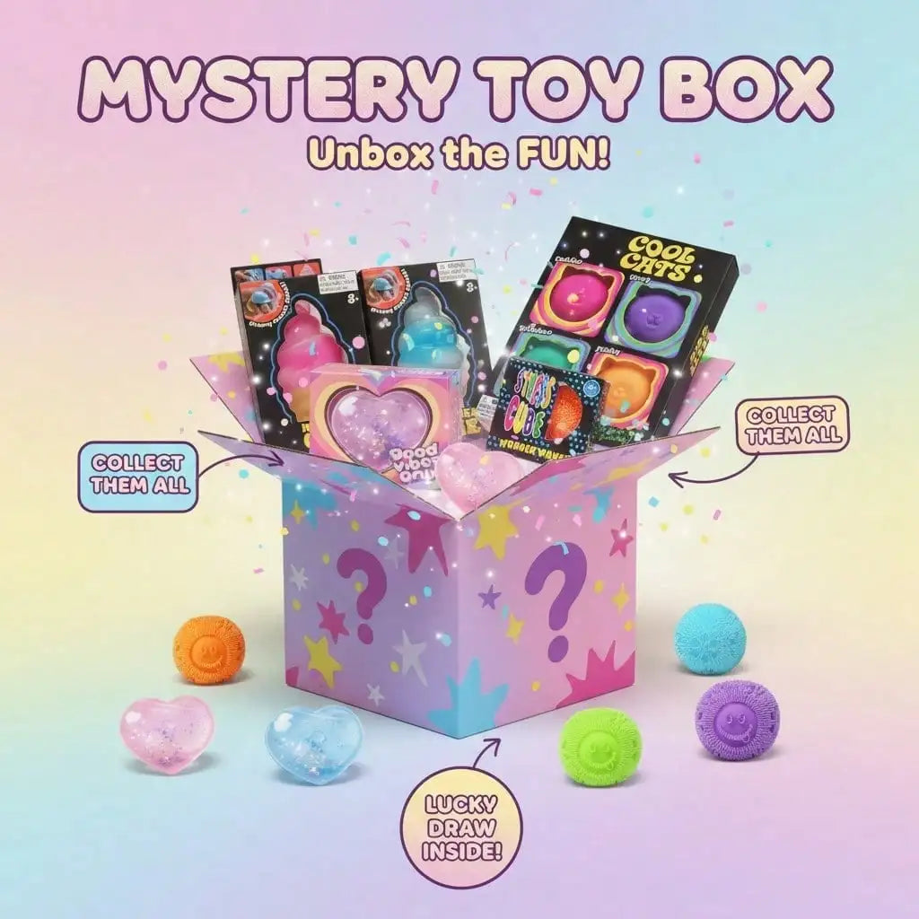 100+ Pieces Assorted Squishy Figures Blind Box Surprise Toy Slow