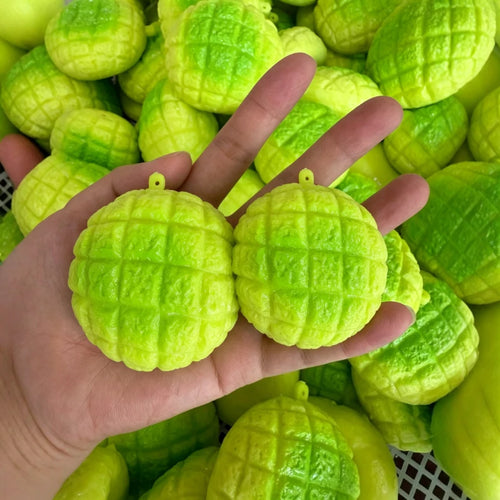 Pineapple Bun Squishy Stress Ball – Food-Shaped Moldable Fidget Squeeze Toy