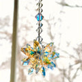 Crystal Star Sun Catcher – Shiny Glass Hanging Ornament for Windows & Office Decor