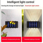 Solar LED Outdoor Wall Light – Waterproof Up & Down Garden Fence Lamp