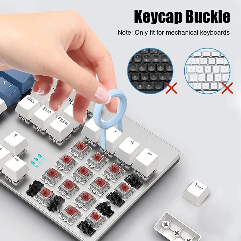 7-in-1 Keyboard & Earphone Cleaning Kit – Computer Cleaner Brush Set with Keycap Puller