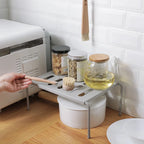 ABS Shoe Rack Extensible Shoe Hanger Storage Space Saving Shelf Telescopic Storage Rack Household Kitchen Cabinet Organizer