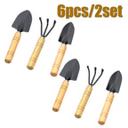 3-Piece Mini Gardening Tool Set – Shovel, Rake & Trowel