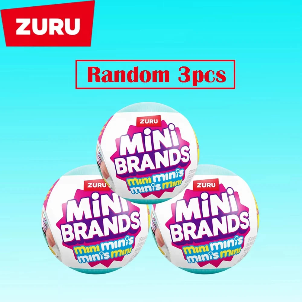 Zuru Mini Brands Mystery Capsule Blind Box – Surprise Miniature Refrigerator Collection