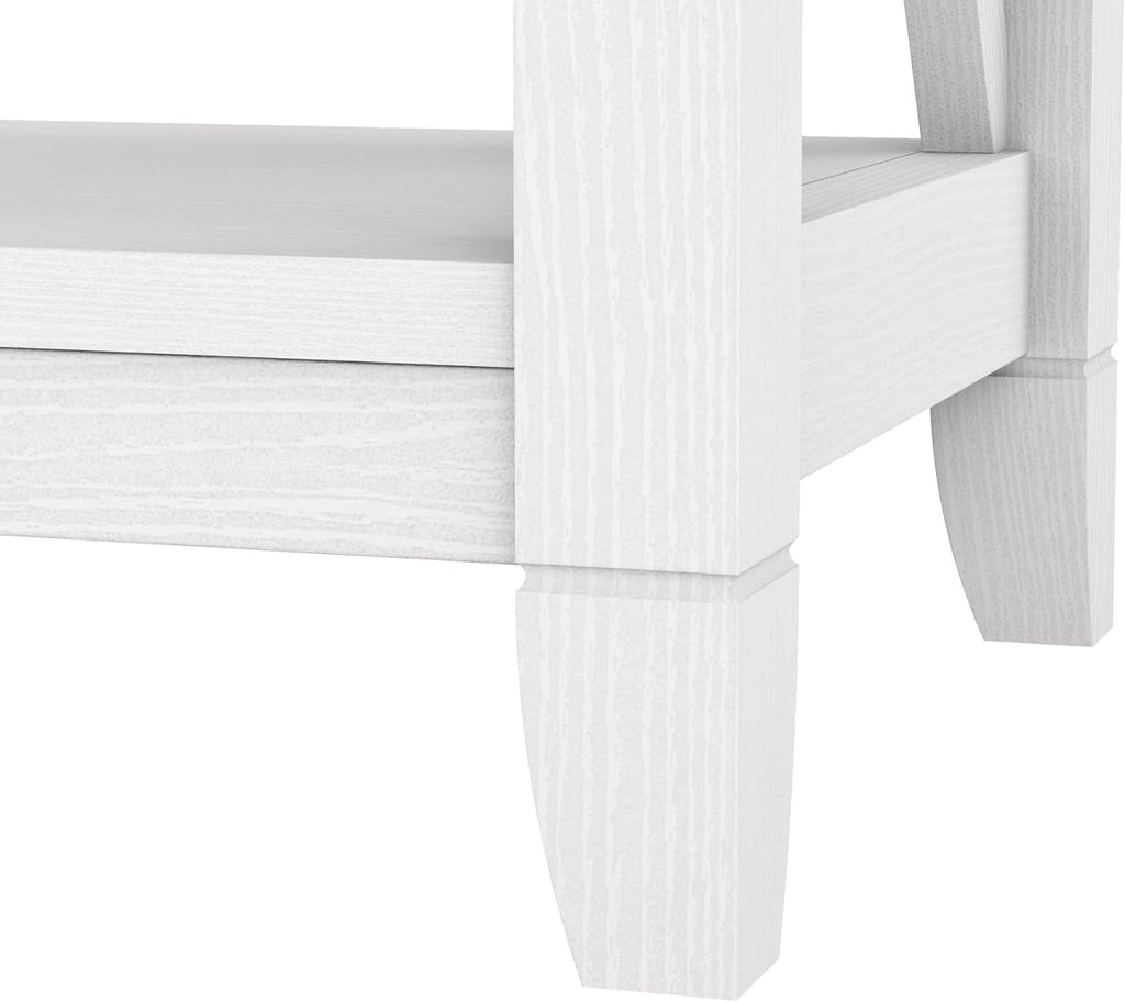 Bush Furniture Key West Tall 5-Shelf Bookcase — Modern Farmhouse