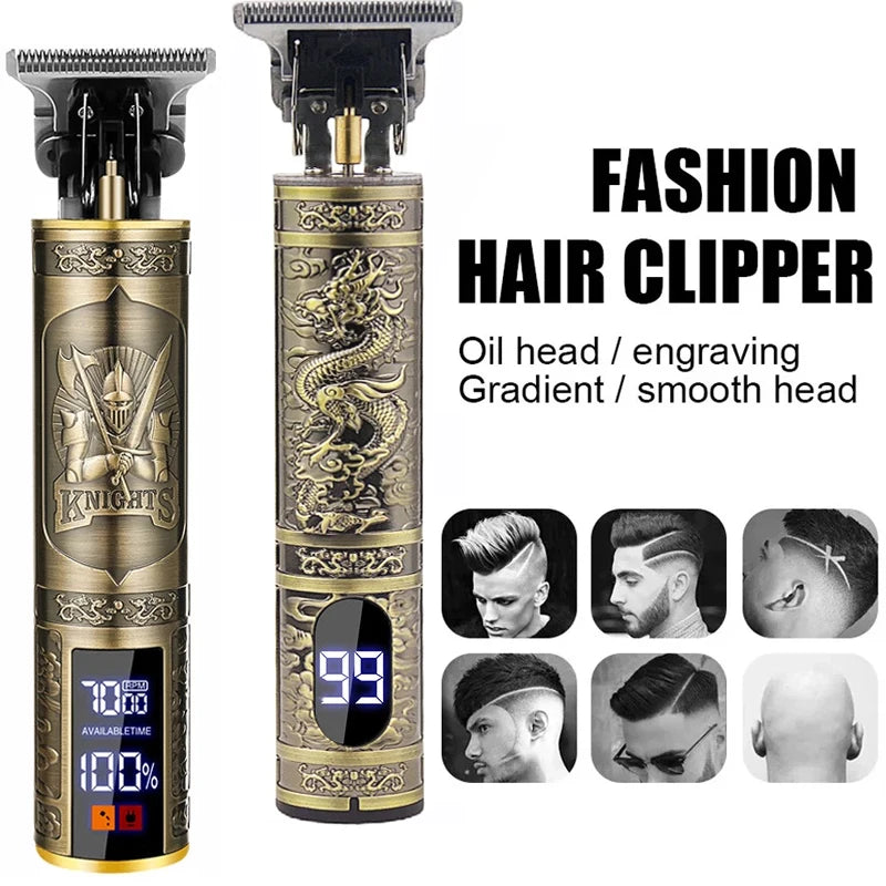 Cordless Hair Trimmer & Clipper – USB Fast Charging | Barber-Style Home Haircut Machine
