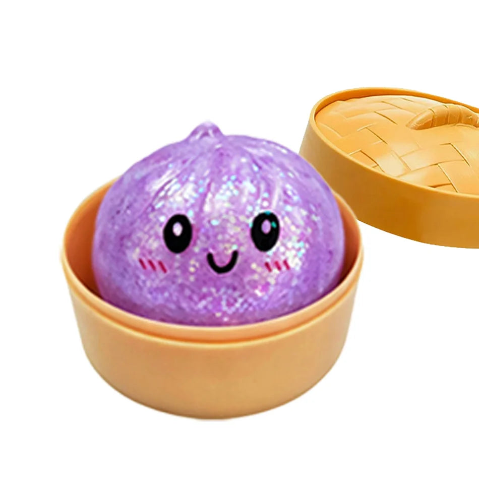 Glitter Dumpling Squishy Toy Set