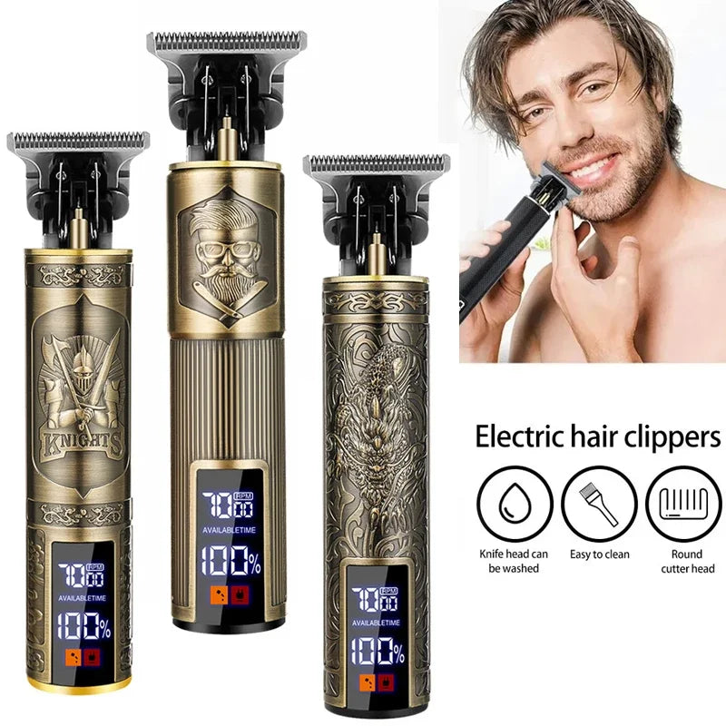 Cordless Hair Trimmer & Clipper – USB Fast Charging | Barber-Style Home Haircut Machine