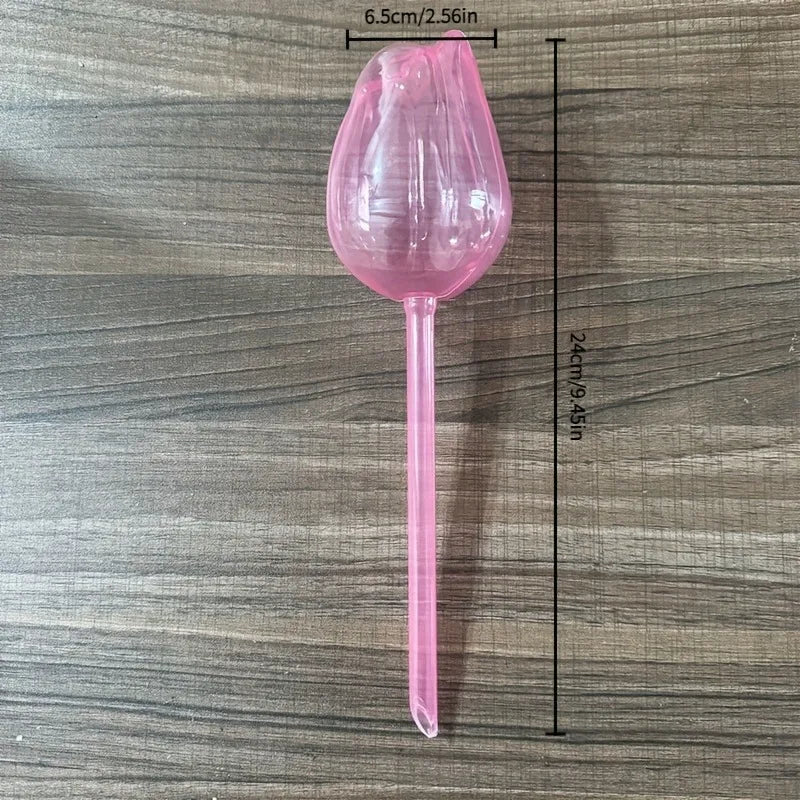 Pink Tulip Automatic Plant Watering Balls – Self-Watering Dripper for Indoor & Outdoor Plants