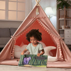 Kids Teepee Tent with Foldable Mat — Indoor & Outdoor Play