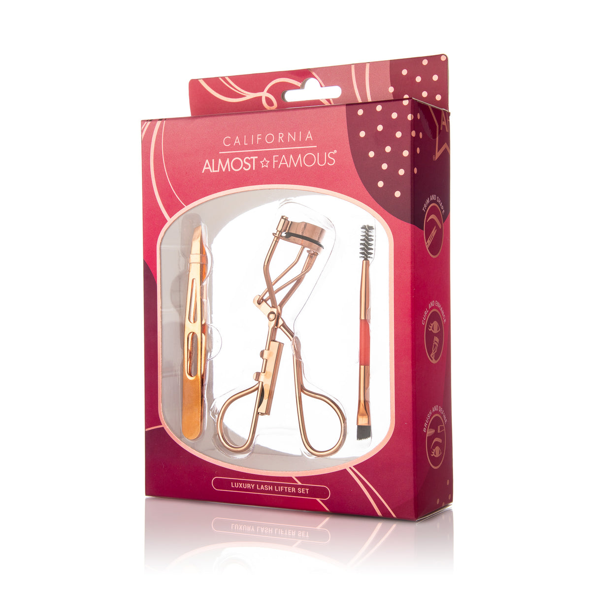 Rose Gold Lash Lifter All-Inclusive Kit – Lash Curler, Defining Brushes & Brow Tools