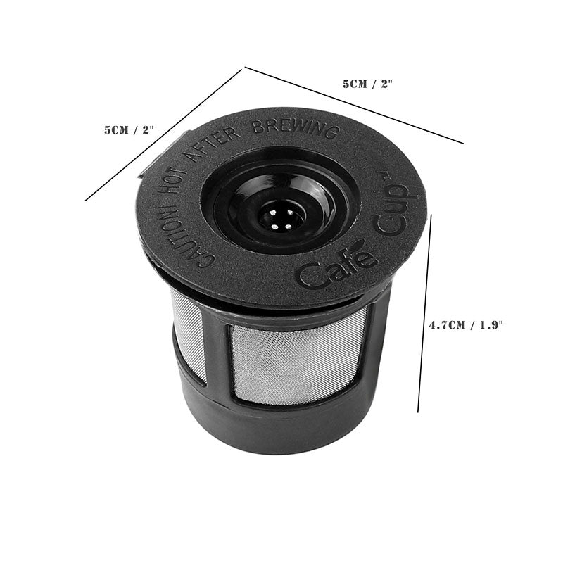3-Pack Reusable K-Cup Coffee Filter Pods with Bonus Spoon