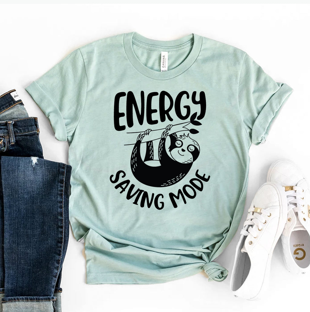 Energy Saving Mode Women's Graphic T-Shirt
