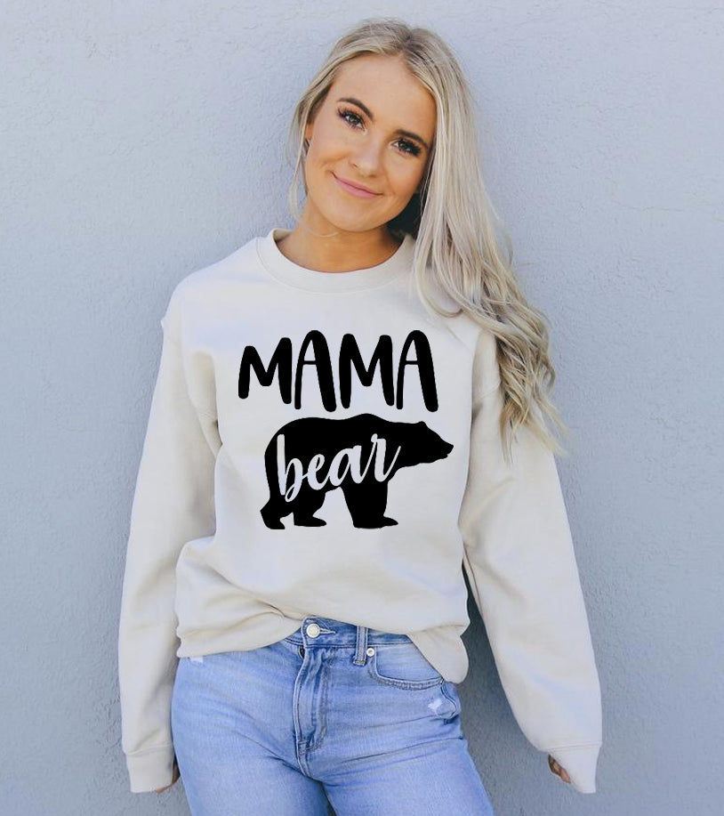 Mama Bear Crewneck Sweatshirt – Gift for Mom
