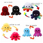 Reversible Flip Octopus Stuffed Plush Toy – Mood Changing Sensory Doll
