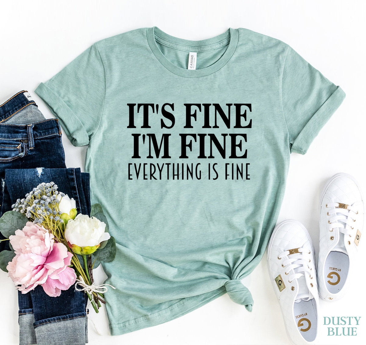 It's Fine I Am Fine Women's Graphic T-Shirt