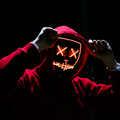 Halloween Neon LED Glow Mask – EL Cold Light Cosplay Party Mask