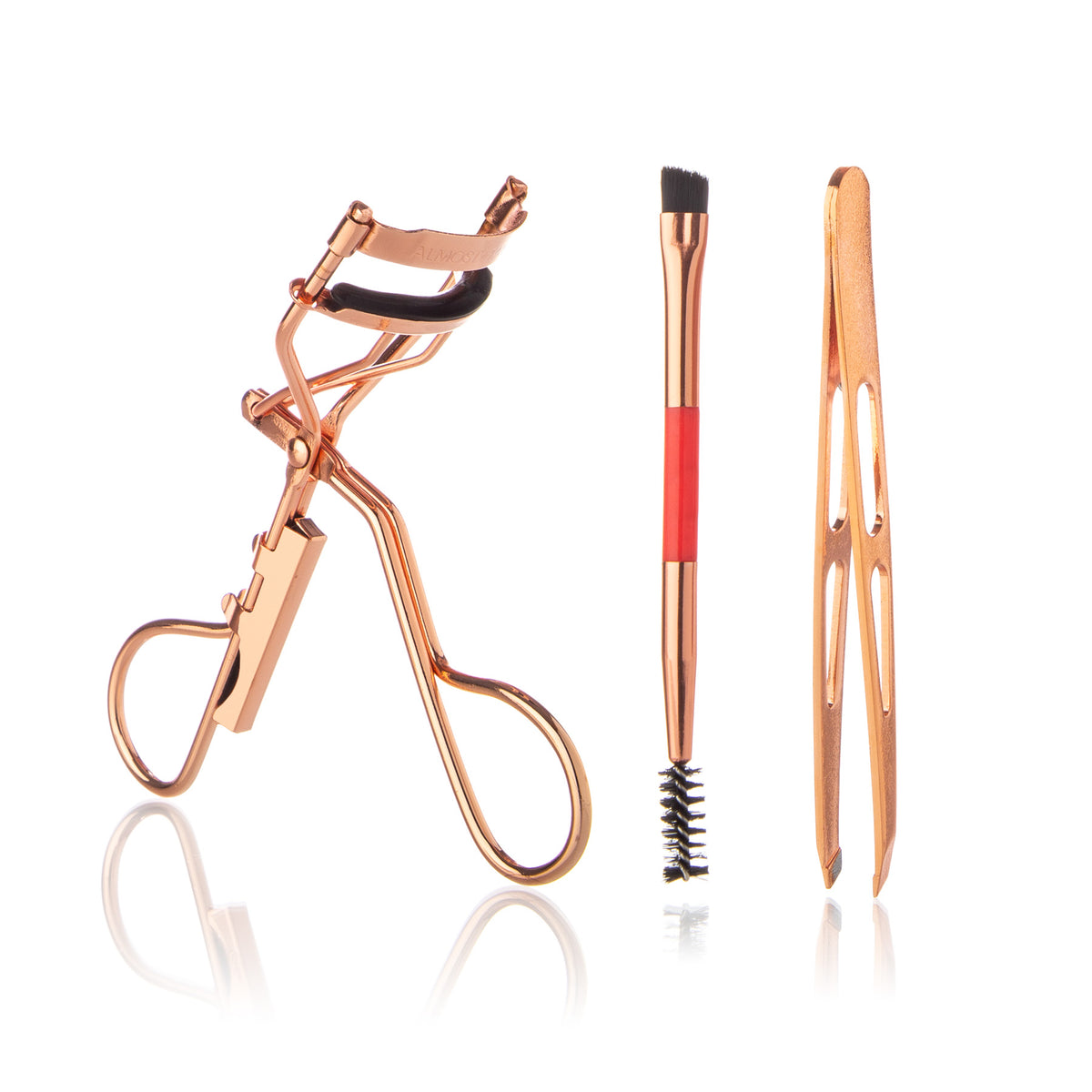 Rose Gold Lash Lifter All-Inclusive Kit – Lash Curler, Defining Brushes & Brow Tools