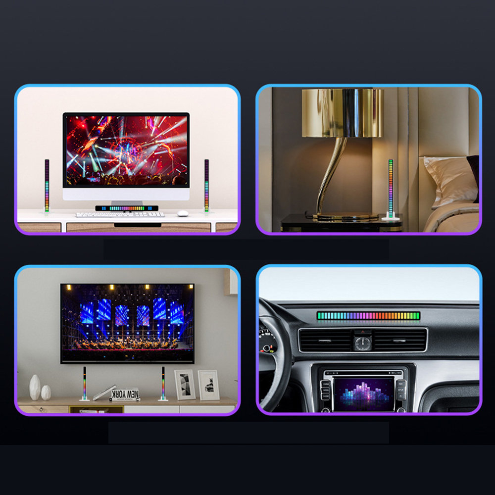 RGB LED Music Sound Reactive Atmosphere Light – USB Voice Activated