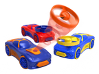 Spinz 2-in-1 Pull Back Race Car with Flying Discs — 2 Pack