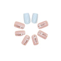 Reusable Press-On Nails Kit with Glue & Gel Stickers