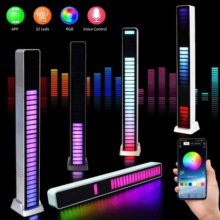 RGB LED Music Sound Reactive Atmosphere Light – USB Voice Activated