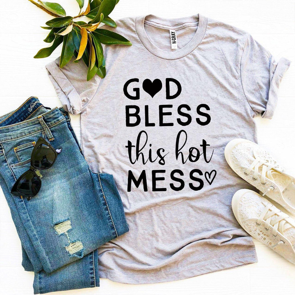 God Bless This Hot Mess Women's Graphic T-Shirt