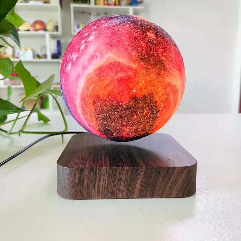 3D Magnetic Levitation Moon Lamp – LED Night Light with Touch Control