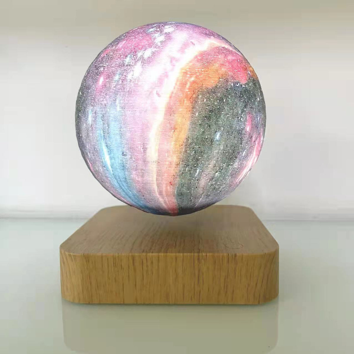 3D Magnetic Levitation Moon Lamp – LED Night Light with Touch Control