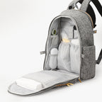 Foldable Backpack Diaper Bag – Large Capacity Baby Bag with Changing Pad