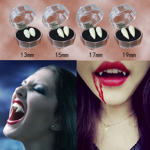 Vampire Teeth Fangs – Reusable Halloween Costume Denture Props