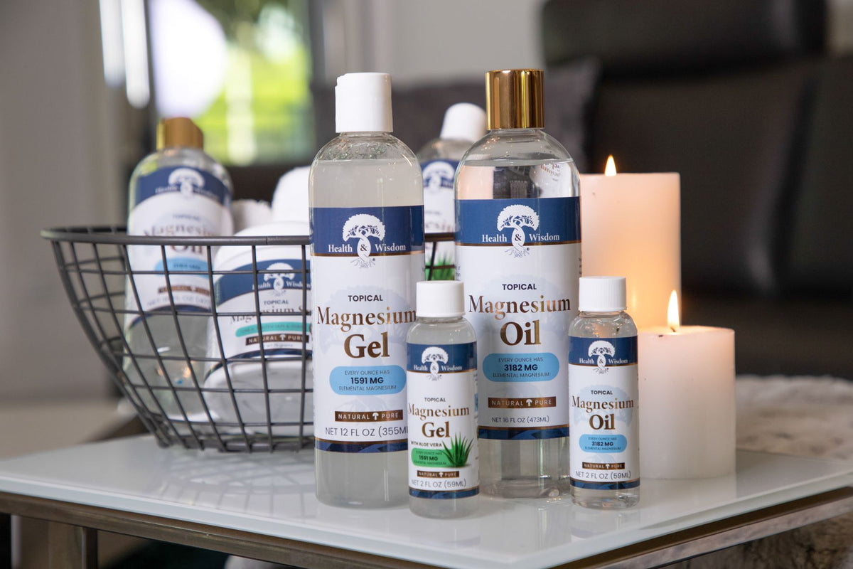 Health and Wisdom Magnesium Oil USP – Topical Magnesium for Muscles & Sleep