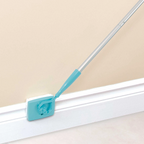 Baseboard Buddy Retractable Cleaning Brush Mop – Extendable Microfiber Cleaner
