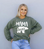 Mama Bear Crewneck Sweatshirt – Gift for Mom