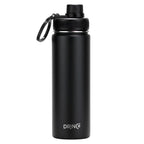 DRINCO 22oz Stainless Steel Sport Water Bottle – Insulated, BPA Free – Black