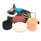 Variable Speed Car Polishing Machine – 1600W Car Detailing Kit with Pads & Discs