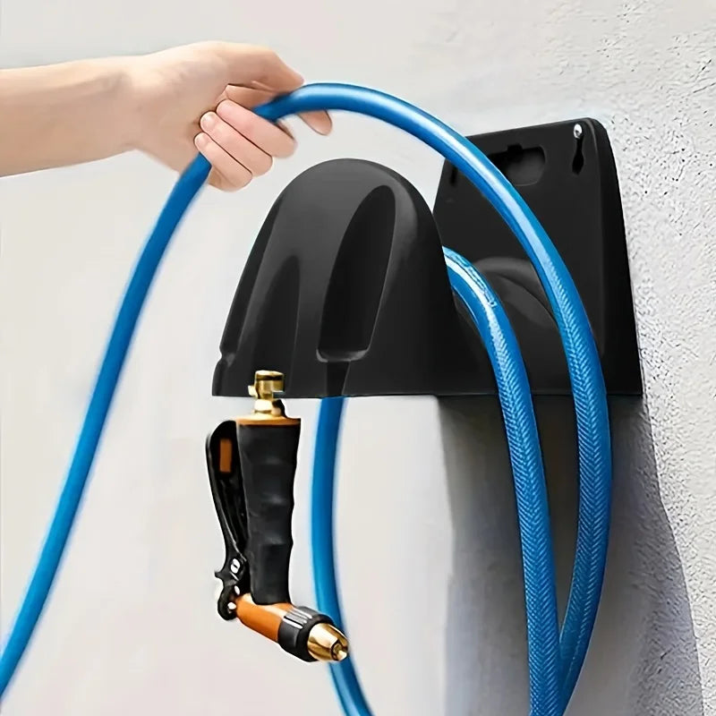 Wall-Mounted Garden Hose Rack – Heavy-Duty Outdoor Hose Storage Holder