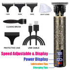 Cordless Hair Trimmer & Clipper – USB Fast Charging | Barber-Style Home Haircut Machine