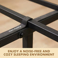 Platform Bed Frame with Wooden Headboard – No Box Spring Needed, 700 LBS Capacity