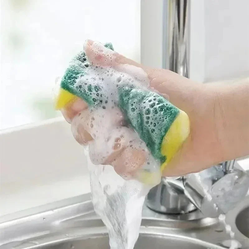 Magic Double-Sided Cleaning Sponge – Kitchen Scrubber (10, 30 & 50-Pack)