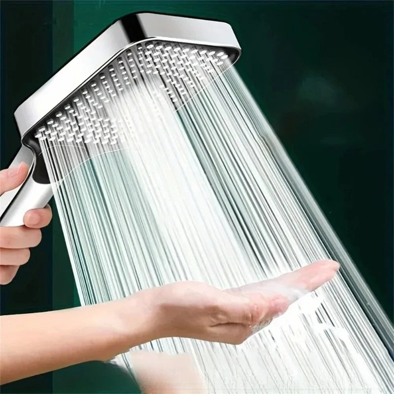 Adjustable 3-Mode High Pressure Shower Head – Water-Saving Handheld Rainfall Showerhead