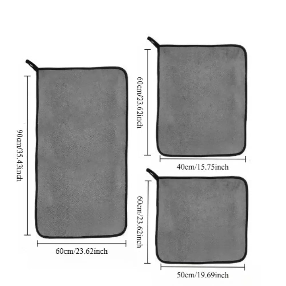 Microfiber Car Drying Towel – Super Absorbent Scratch-Free Wash Cloth