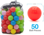 8x7 Junior Inflatable Bouncer with Slide & 50 Pit Balls