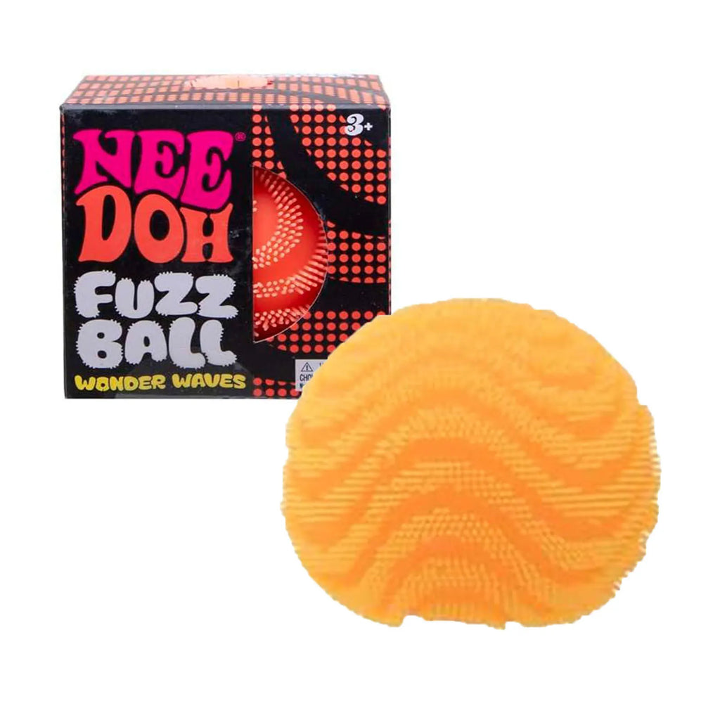 NeeDoh Fuzz Ball Wonder Waves – Sensory Stress Relief Squeeze Toy