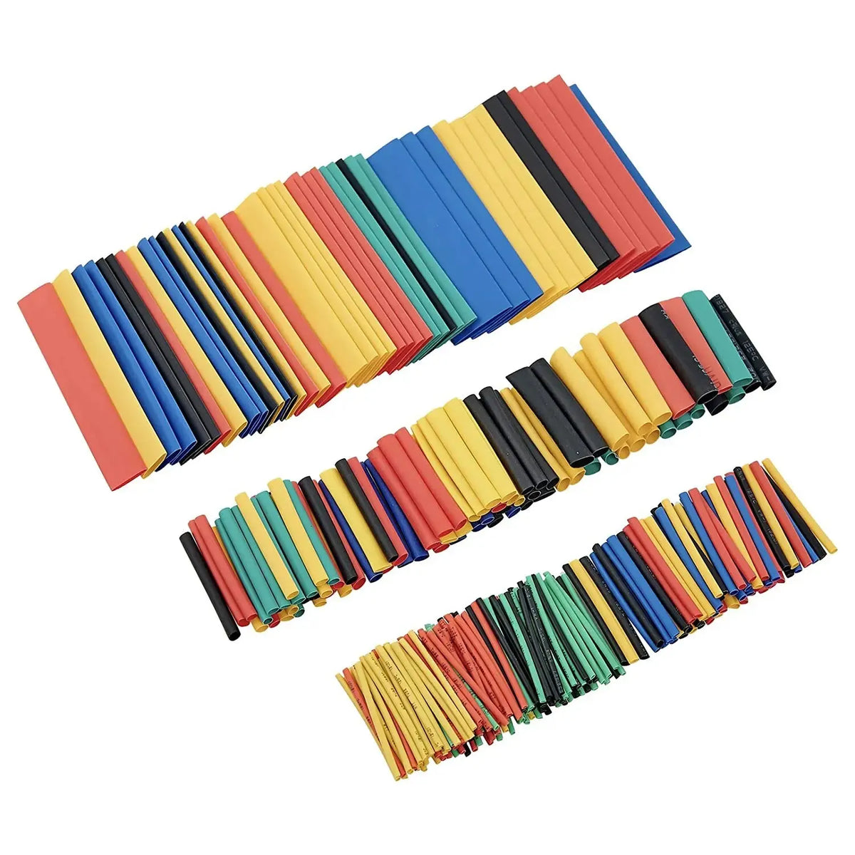 Heat Shrink Tubing Kit 164/328 PCS – 5 Colors 8 Sizes | Wire & Cable Organizer