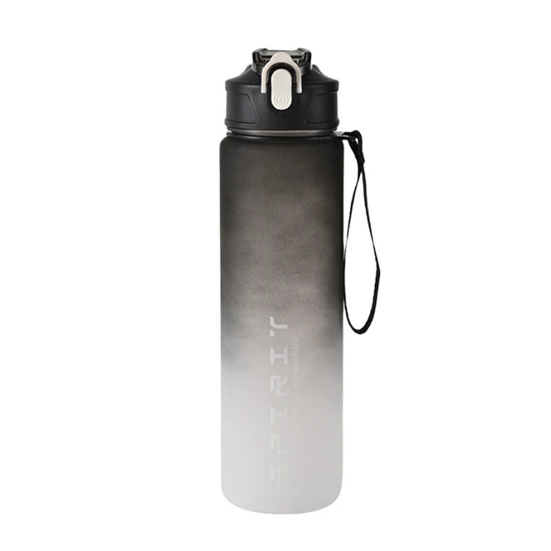 1PCS 800ML Large Capacity Sports Water Bottle Leak Proof Colorful Plastic Cup Drinking Outdoor Travel Portable Gym Fitness Jugs
