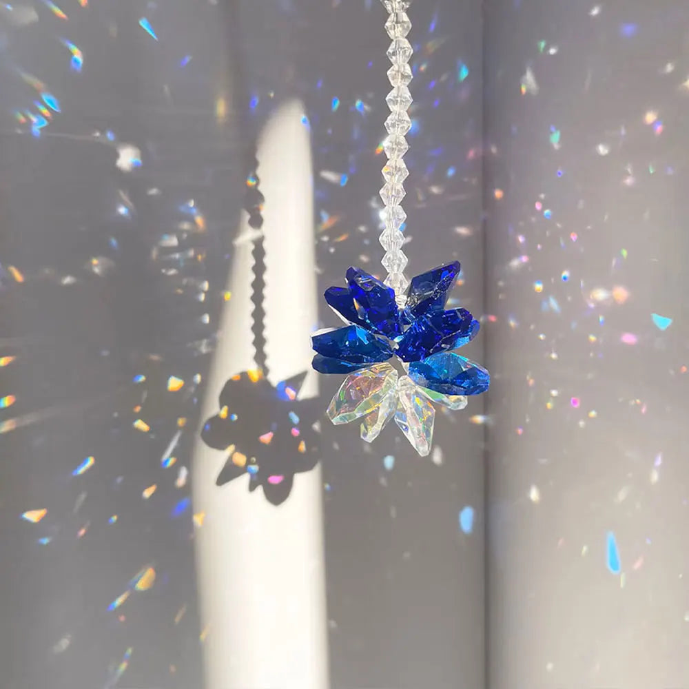 Crystal Star Sun Catcher – Shiny Glass Hanging Ornament for Windows & Office Decor